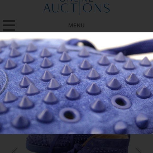 Authentic Christian Louboutin Suede Sneakers. Men\'s Size 46 (12.5 US) main image 9